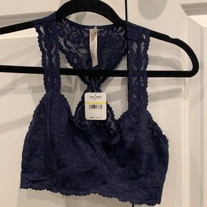 NWT Free People Navy Bralette